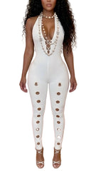 Knit Cutout Jumpsuit