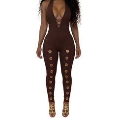 Knit Cutout Jumpsuit
