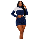 Navy Sealed Short Set
