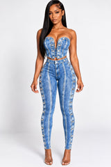 Denim Contour Set